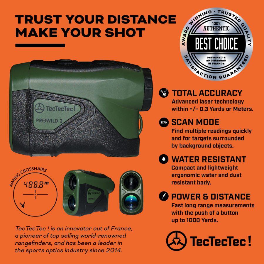 TecTecTec high accuracy range mode scan mode precision laser rangefinder PROWILD 2