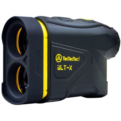 TecTecTec golf precision laser rangefinder ULT-X 1000 Yard measurement 0,3 Yard precision black yellow